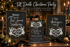 Personalised Till Death Do Us Party Christmas Party Custom Sign party