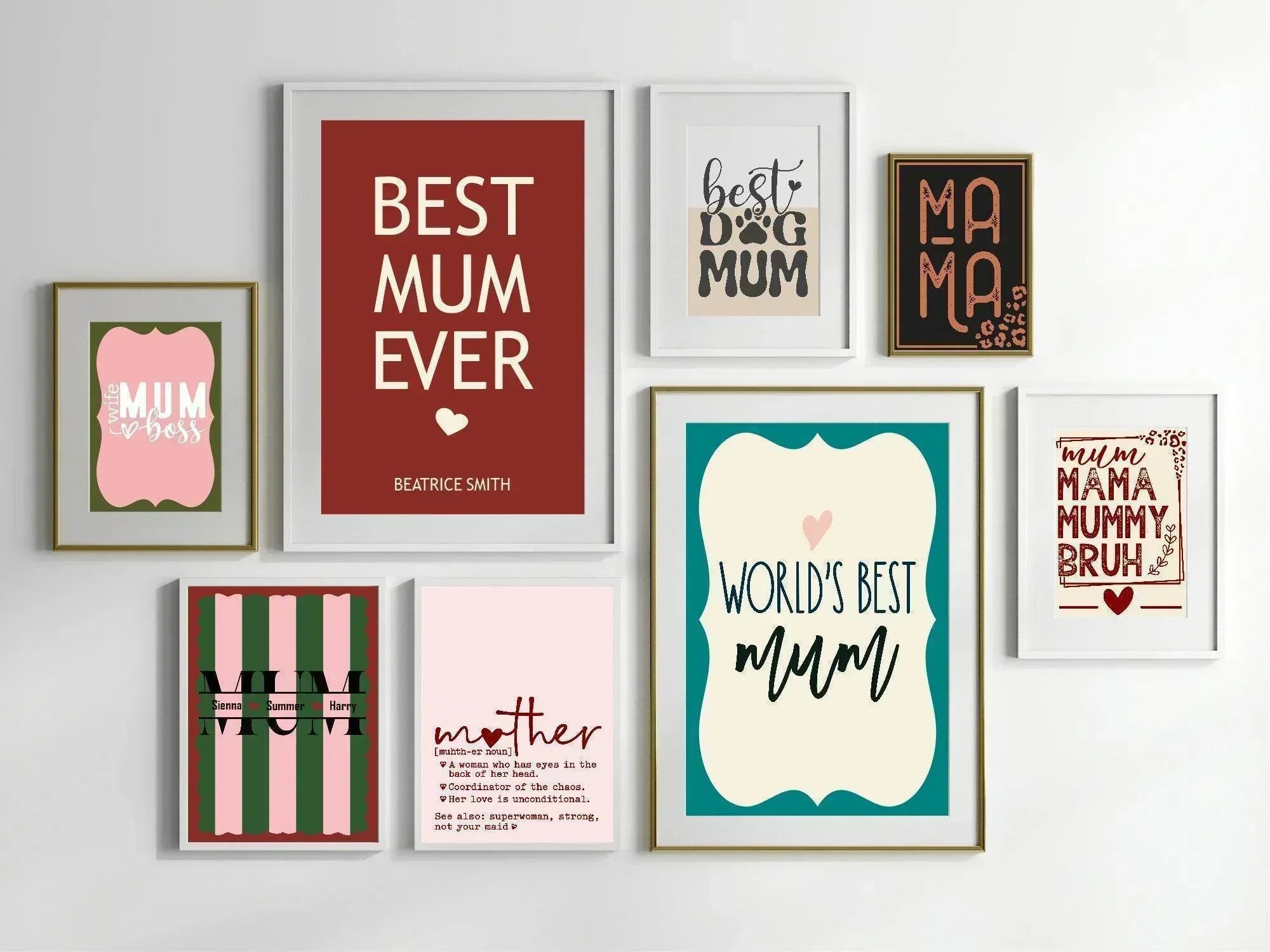 Ma Ma Print | Mother's Day Wall Art - Larosier Prints