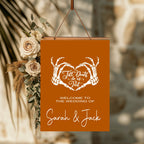 Gothic Wedding Party Invitations & Envelopes | Orange | Pack of 10