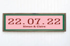 Special Date Print | 16"x5" Sign - Larosier Prints