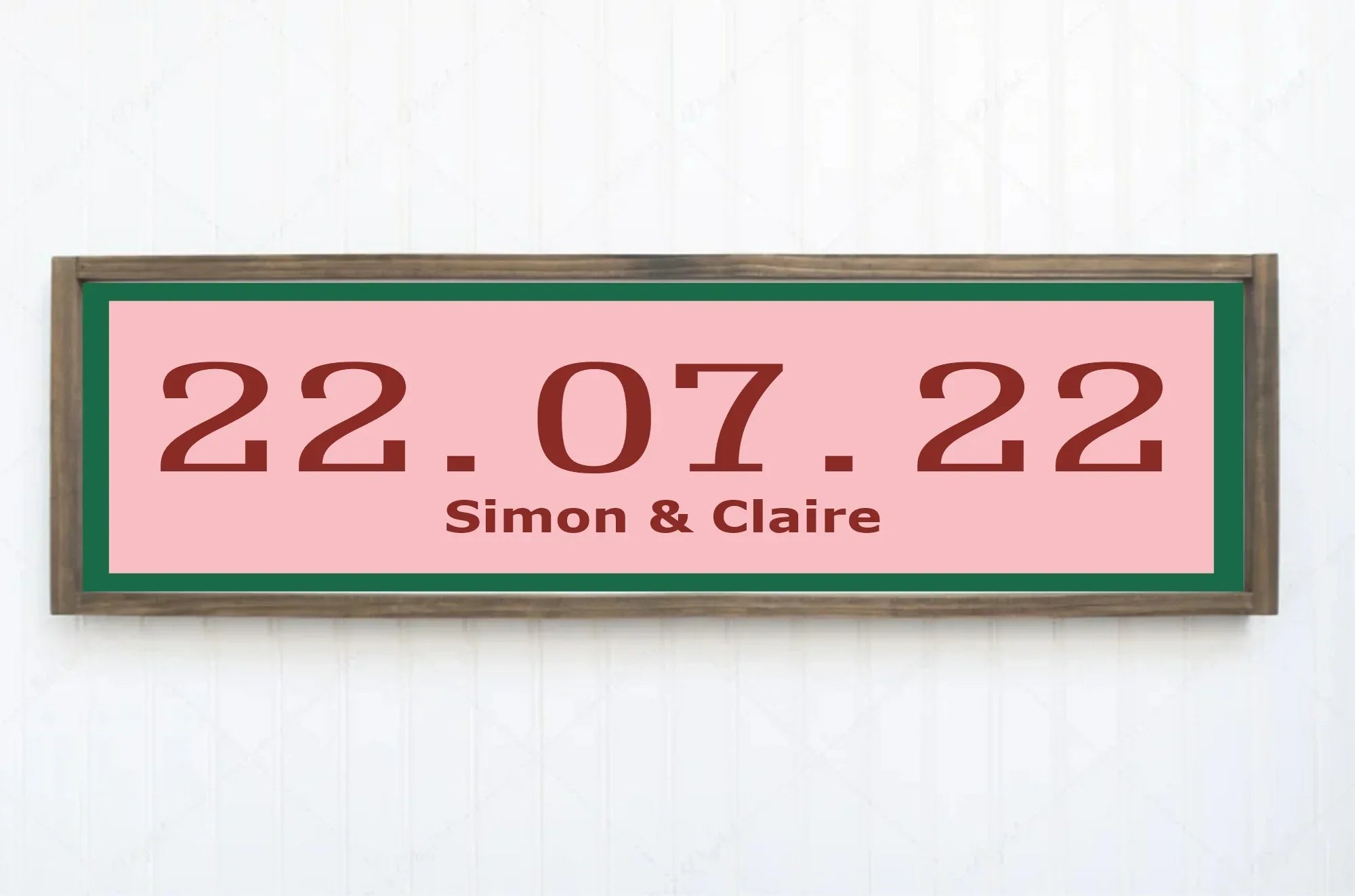 Special Date Print | 16"x5" Sign - Larosier Prints
