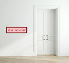 Au Revoir Print | 16"x5" Sign - Larosier Prints