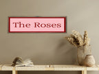 Personalised Family Name Print | 16"x5" Sign - Larosier Prints