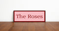 Personalised Family Name Print | 16"x5" Sign