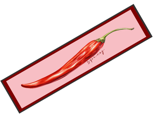 Spicy Chilli Print | 16"x5" Sign