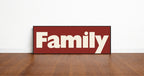 Family Print | Panoramic Sign | 16"x5"