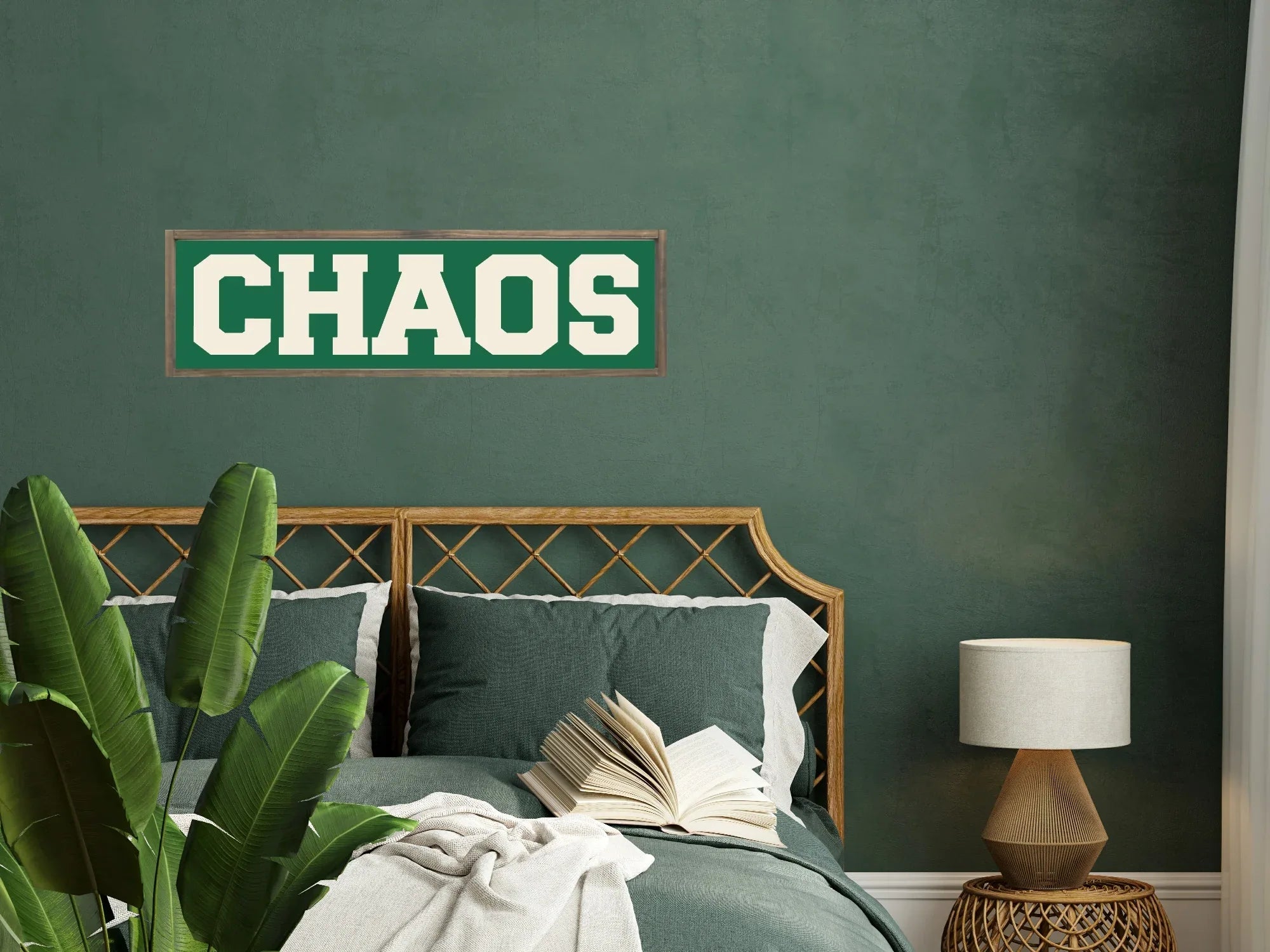 Chaos Print | Panoramic Sign | 16"x5" - Larosier Prints