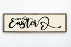 Happy Easter Print | Panoramic Sign | 16"x5" - Larosier Prints
