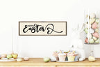 Happy Easter Print | Panoramic Sign | 16"x5" - Larosier Prints