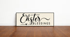 Easter Blessings Print | Panoramic Sign | 16"x5"