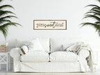Home Sweet Home Print | Panoramic Sign | 16"x5" - Larosier Prints