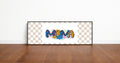 Mama Checkered Print | Mother's Day | Panoramic Sign | 16"x5"