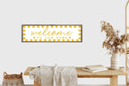 Welcome To Our Home Print | Panoramic Sign | 16"x5" - Larosier Prints