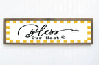 Bless Our Nest Print | Panoramic Sign | 16"x5" - Larosier Prints