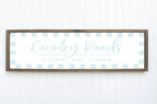 Country Roads Take Me Home Print | Panoramic Sign | 16"x5" - Larosier Prints