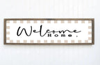 Welcome Home Print | Panoramic Sign | 16"x5" - Larosier Prints