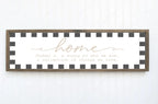 Home Definition Print | Panoramic Sign | 16"x5" - Larosier Prints