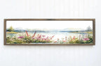 Lake Print | Panoramic Sign | 16"x5" - Larosier Prints