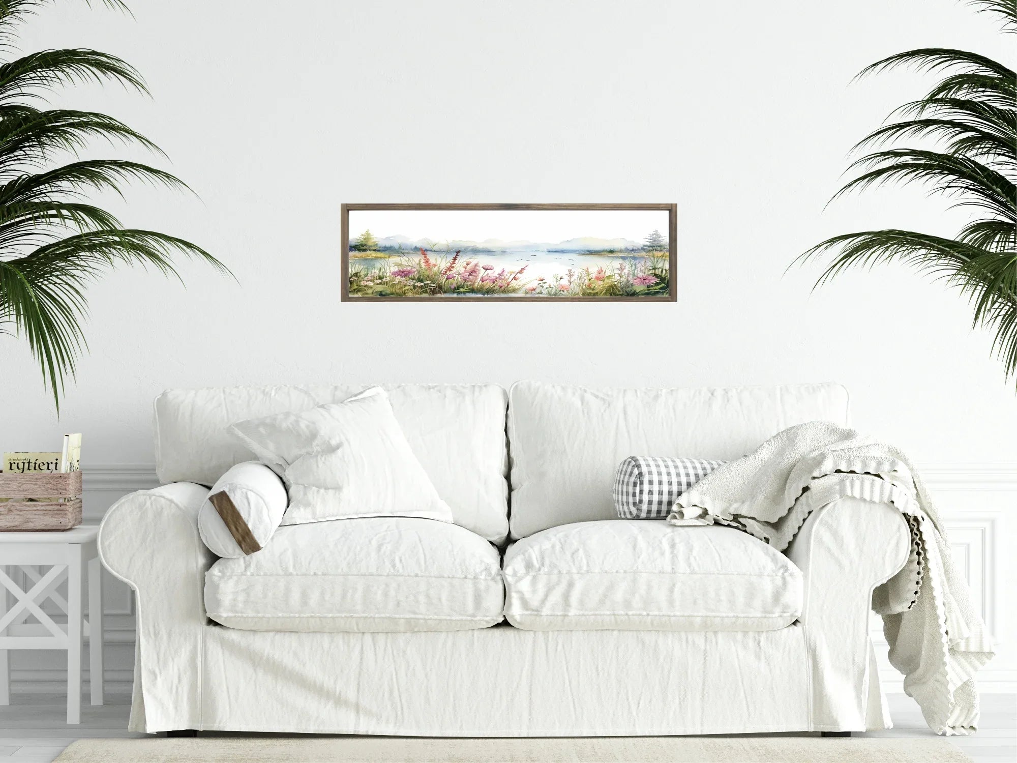 Lake Print | Panoramic Sign | 16"x5" - Larosier Prints