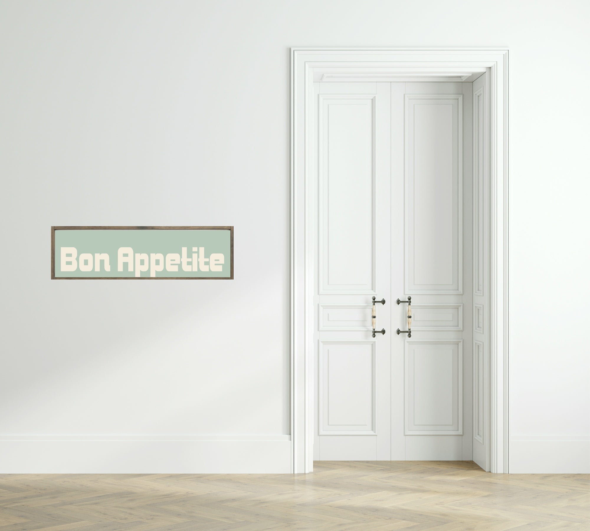 Bon Appetite Print | Panoramic Kitchen Sign | Colour Options