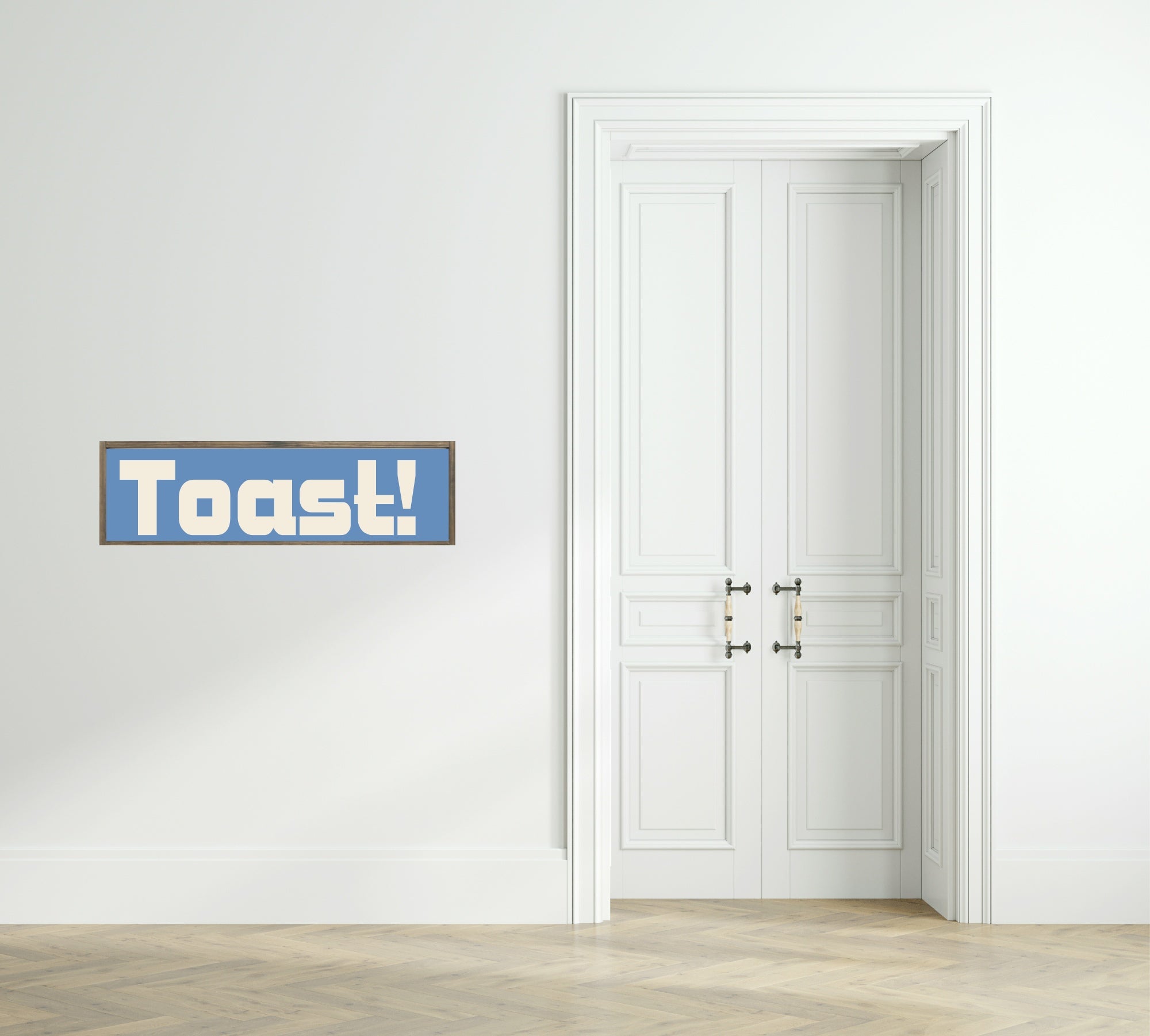 Toast Print | Panoramic Kitchen Sign | Colour Options