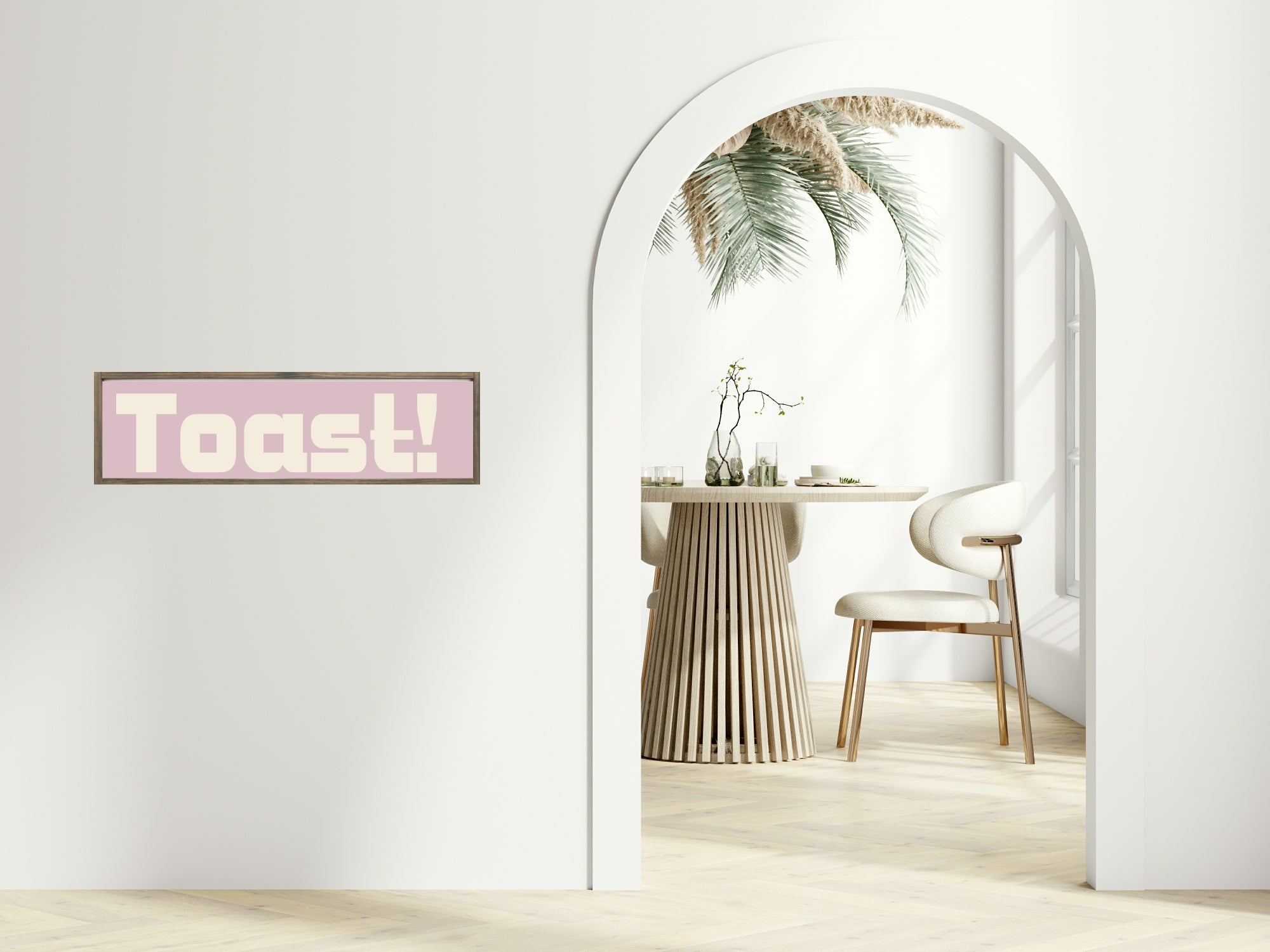 Toast Print | Panoramic Kitchen Sign | Colour Options