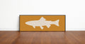 Leopard Print Fish Panoramic Sign | 16"x5" Wall Art Print