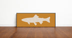 Leopard Print Fish Panoramic Sign | 16"x5" Wall Art Print