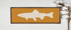 Leopard Print Fish Panoramic Sign | 16"x5" Wall Art Print