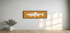 Leopard Print Fish Panoramic Sign | 16"x5" Wall Art Print