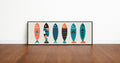Fishes Panoramic Sign | 16"x5" Wall Art Print