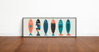 Fishes Panoramic Sign | 16"x5" Wall Art Print
