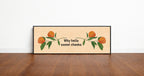 Hello Sweet Cheeks Panoramic Sign | 16"x5" Wall Art Print