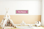 Custom Beige Scalloped Border Panoramic Print | 16"x5" Sign | Numerous Colour Options