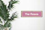 Custom Beige Scalloped Border Panoramic Print | 16"x5" Sign | Numerous Colour Options