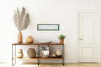 Custom Green Scalloped Border Panoramic Print | 16"x5" Sign | Numerous Colour Options