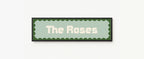 Custom Green Scalloped Border Panoramic Print | 16"x5" Sign | Numerous Colour Options