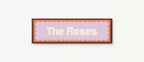 Custom Coral Scalloped Border Panoramic Print | 16"x5" Sign | Numerous Colour Options