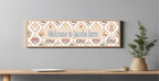 Personalised Welcome to Farm Panoramic Sign | 16"x5" Kids Wall Art