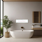 Nice Butt Panoramic Sign | Fun Bathroom Wall Art Print
