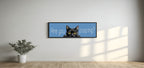 Are You Pooping? Cat Panoramic Sign | Fun Bathroom Wall Art Print | Colour Options