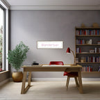 Wanderlust Panoramic Sign | Travel Wall Art Print