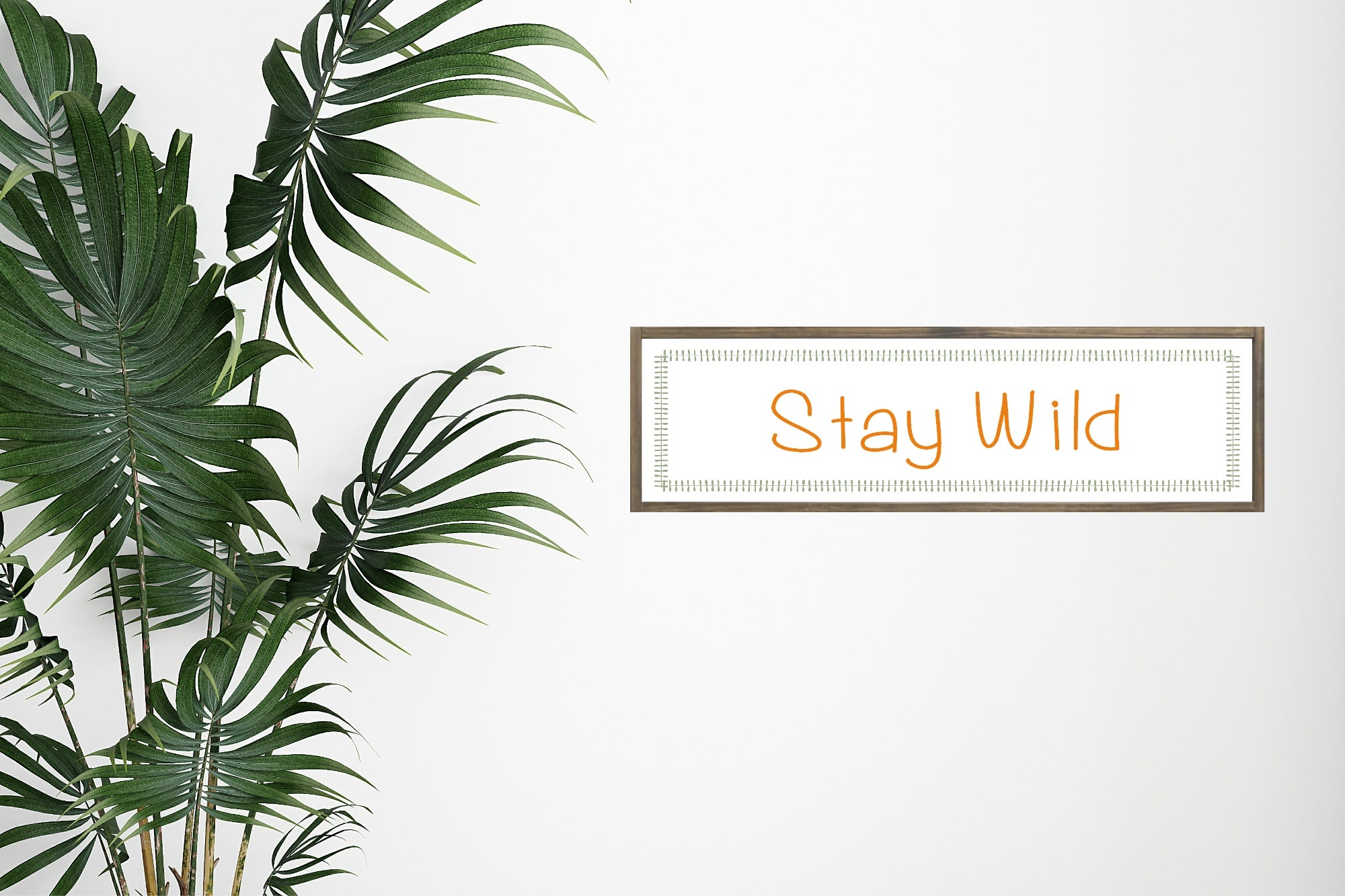 Stay Wild Panoramic Sign | Travel Wall Art Print