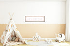 Early Night Club Panoramic Sign | Bedroom Wall Art Print