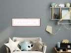 Early Night Club Panoramic Sign | Bedroom Wall Art Print