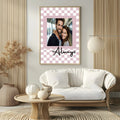 Checkerboard Photo Print | Black, Cream or Pink - Larosier Prints