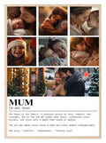 Mum Collage & Quote Photo Print - Larosier Prints
