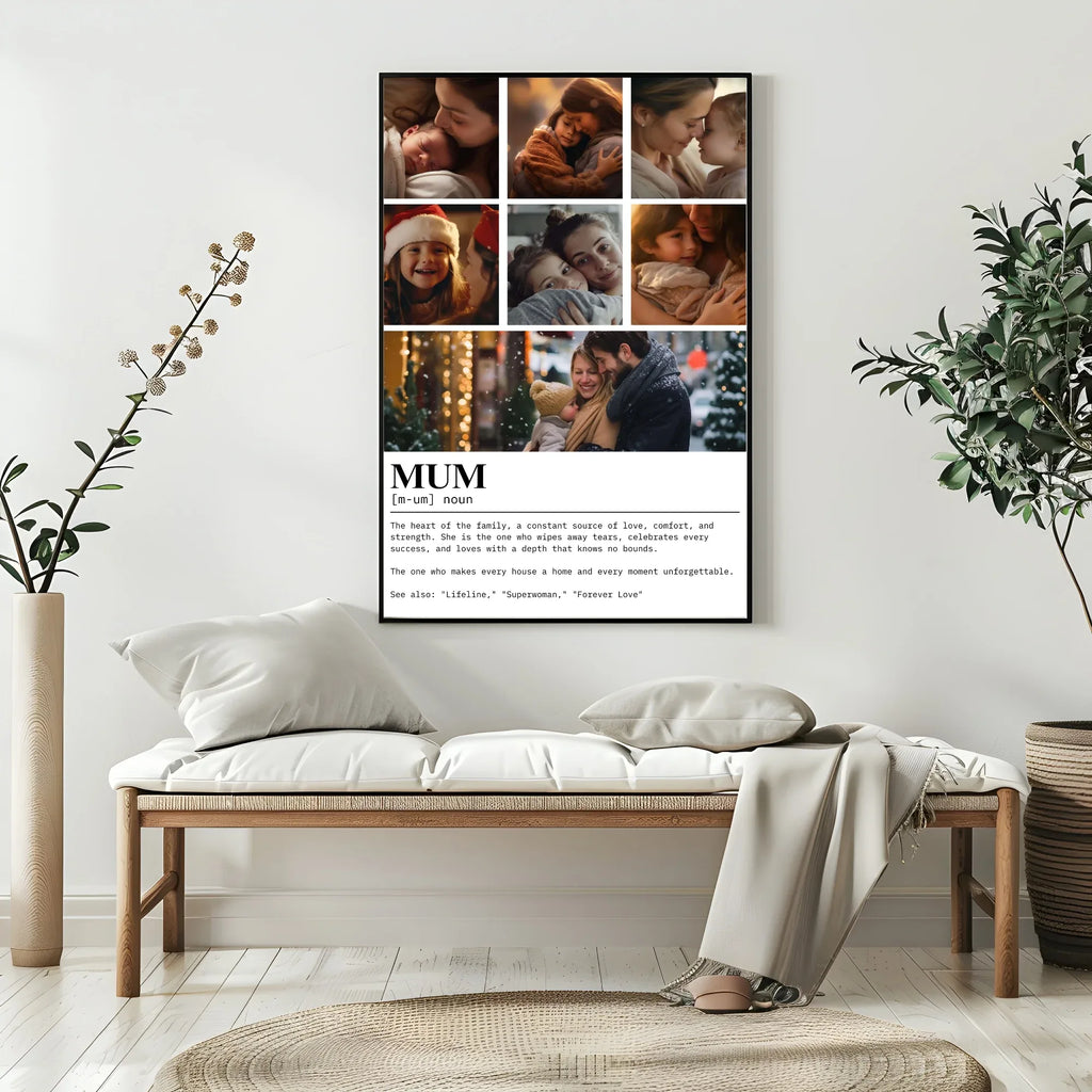 Mum Collage & Quote Photo Print - Larosier Prints