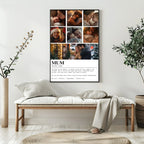 Mum Collage & Quote Photo Print - Larosier Prints
