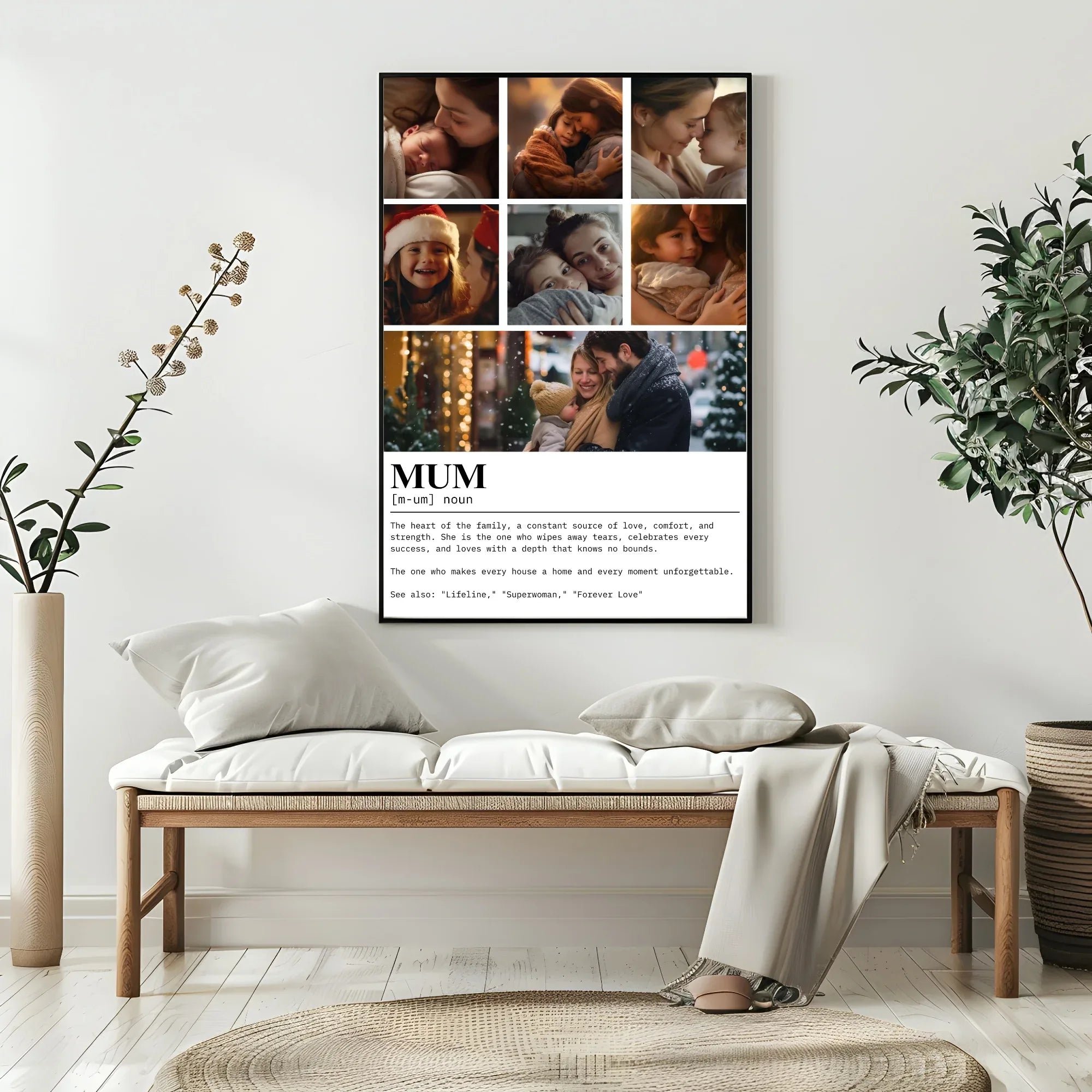 Mum Collage & Quote Photo Print - Larosier Prints